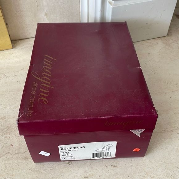 Imagine Vince Camuto Verinas Alligator Peep Toe Pumps - Picture 8 of 8